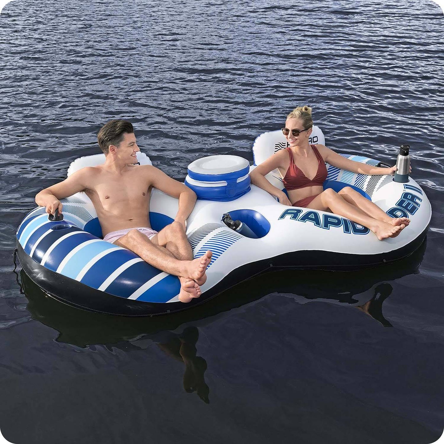 Rapid Rider Bestway 43113 double mattress swimming ring