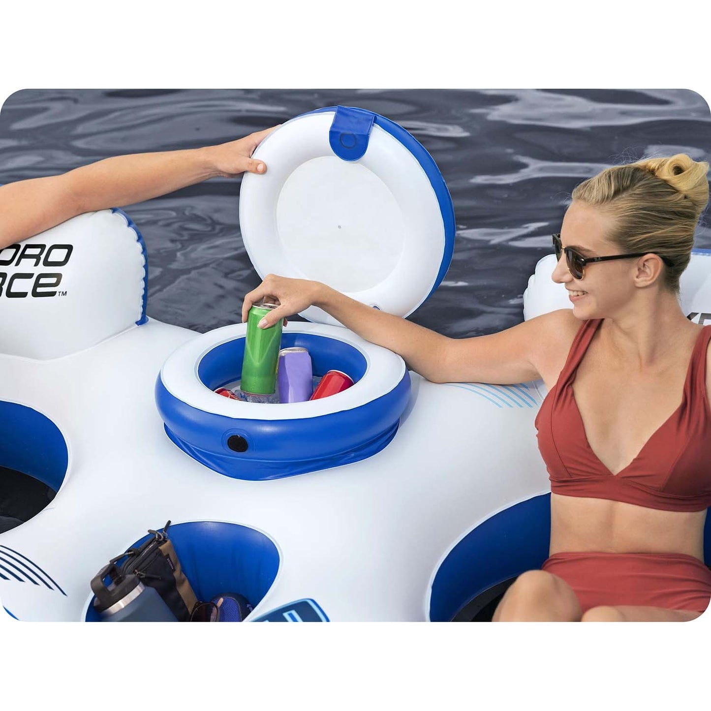 Rapid Rider Bestway 43113 double mattress swimming ring