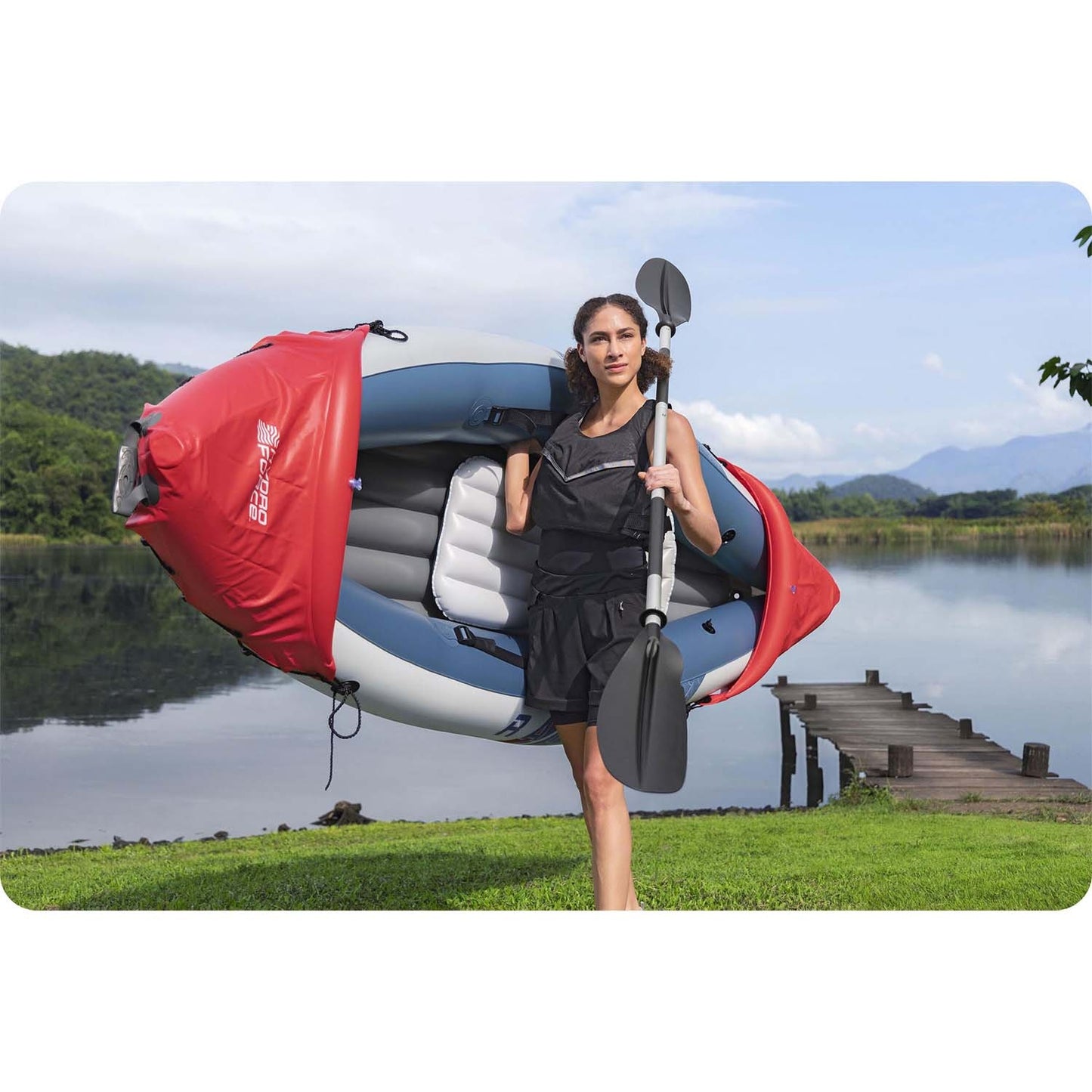 Rapid X1 inflatable kayak 290 x 91 cm Bestway 65176