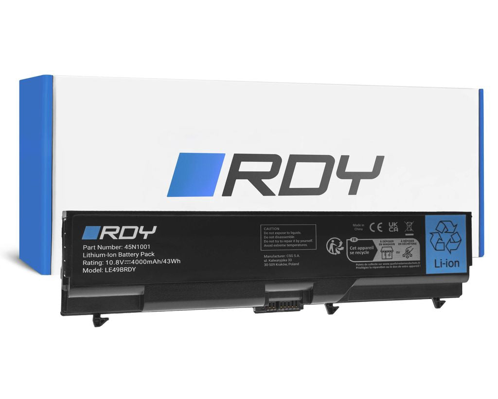 Rdy Batteri 45N1001 För Lenovo Thinkpad L430 L530 T430 T430I T530 T530I W530