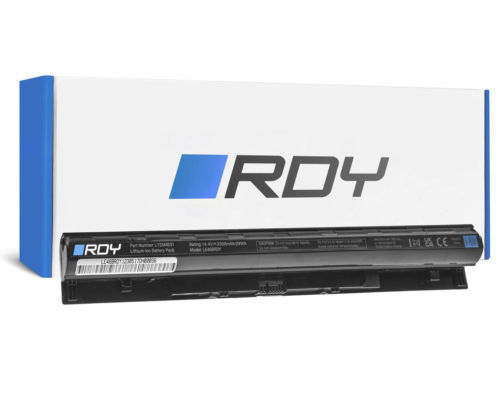 Rdy Laptop Batteri L12M4E01 L12L4E01 L12L4A02 L12M4A02 För Lenovo G50 etc.