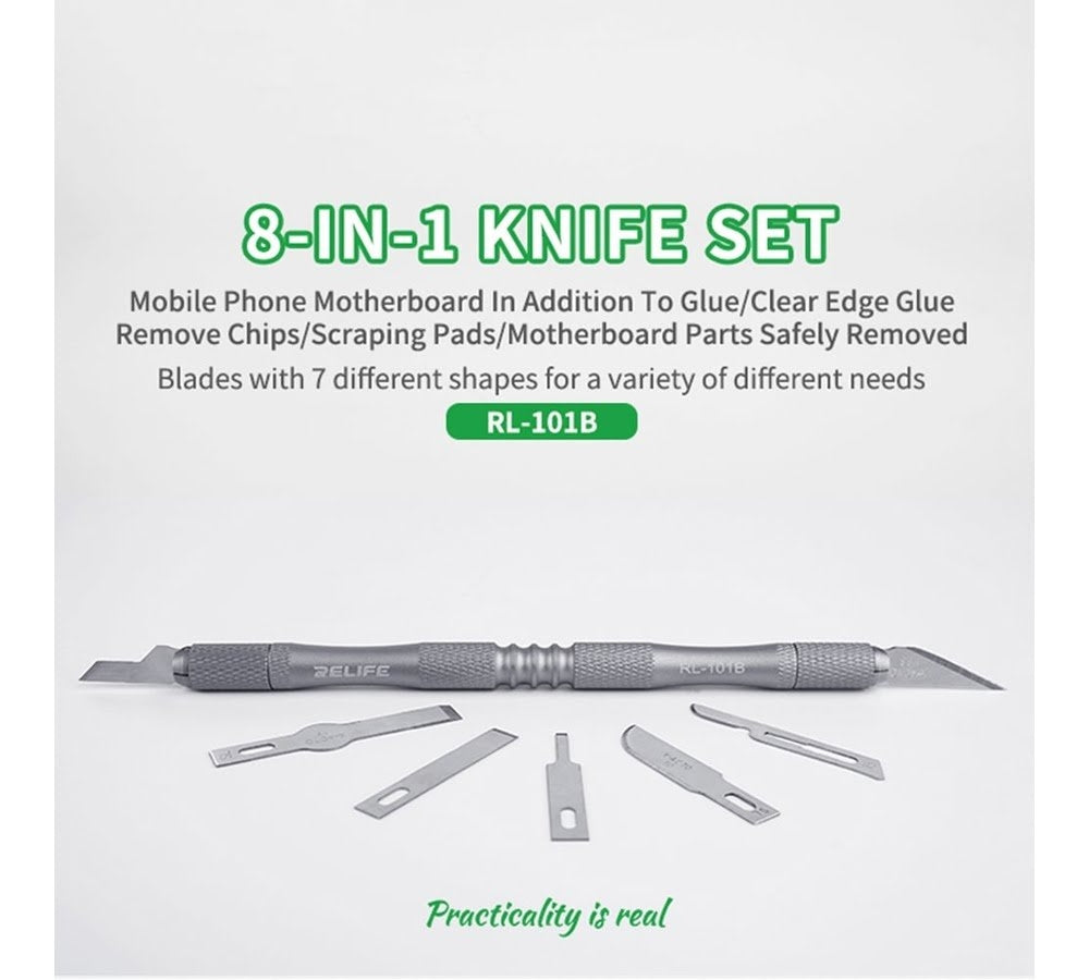 ReLife RL-101B 8-in-1 Blade Mobile Repair Tool Kit