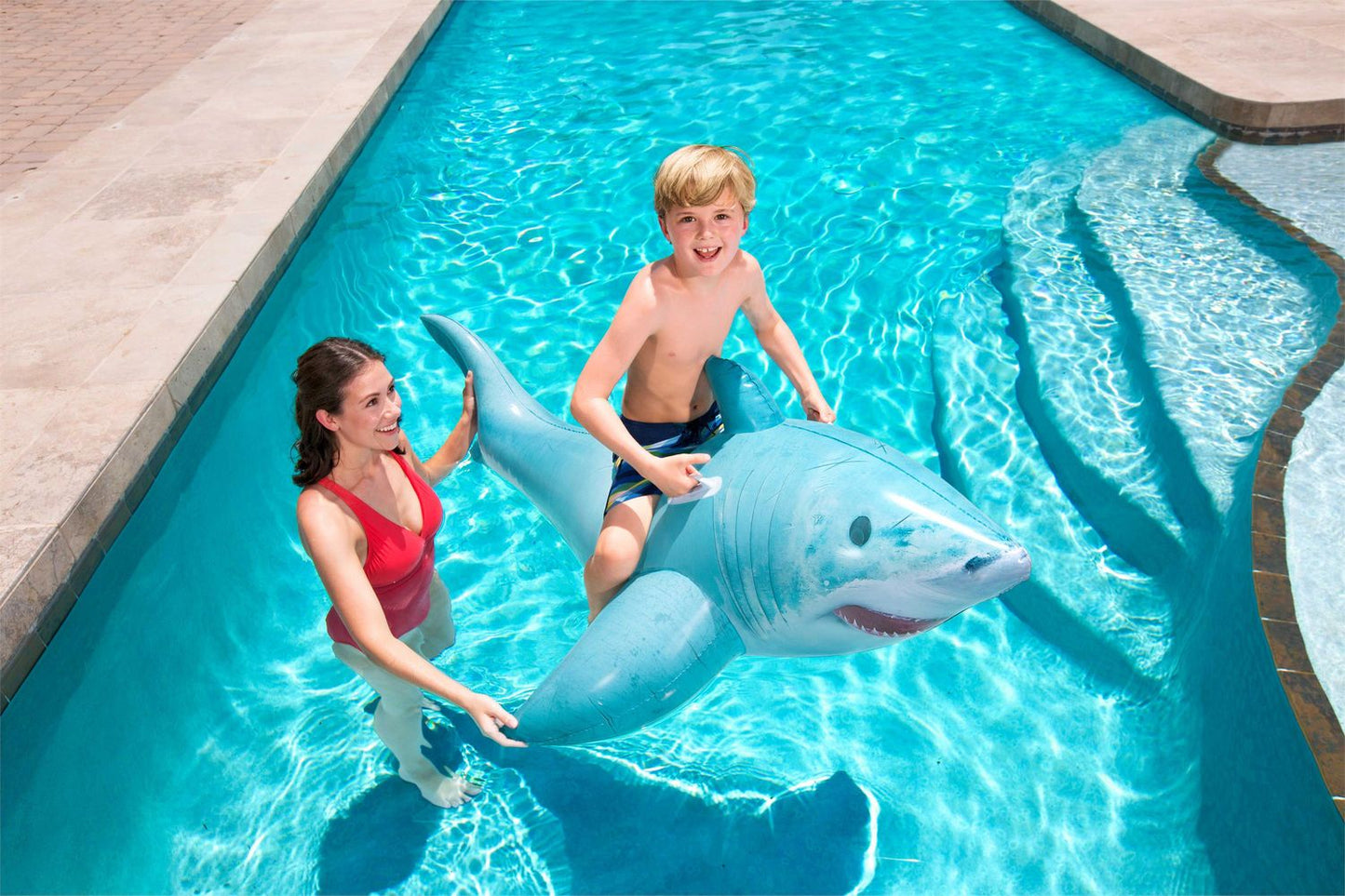 Realistic Shark Rider