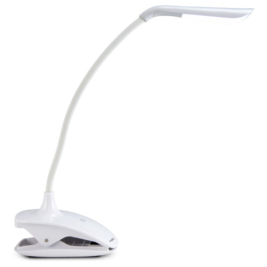 Rechargeable LED Desk Lamp with Clamp, Adjustable Light