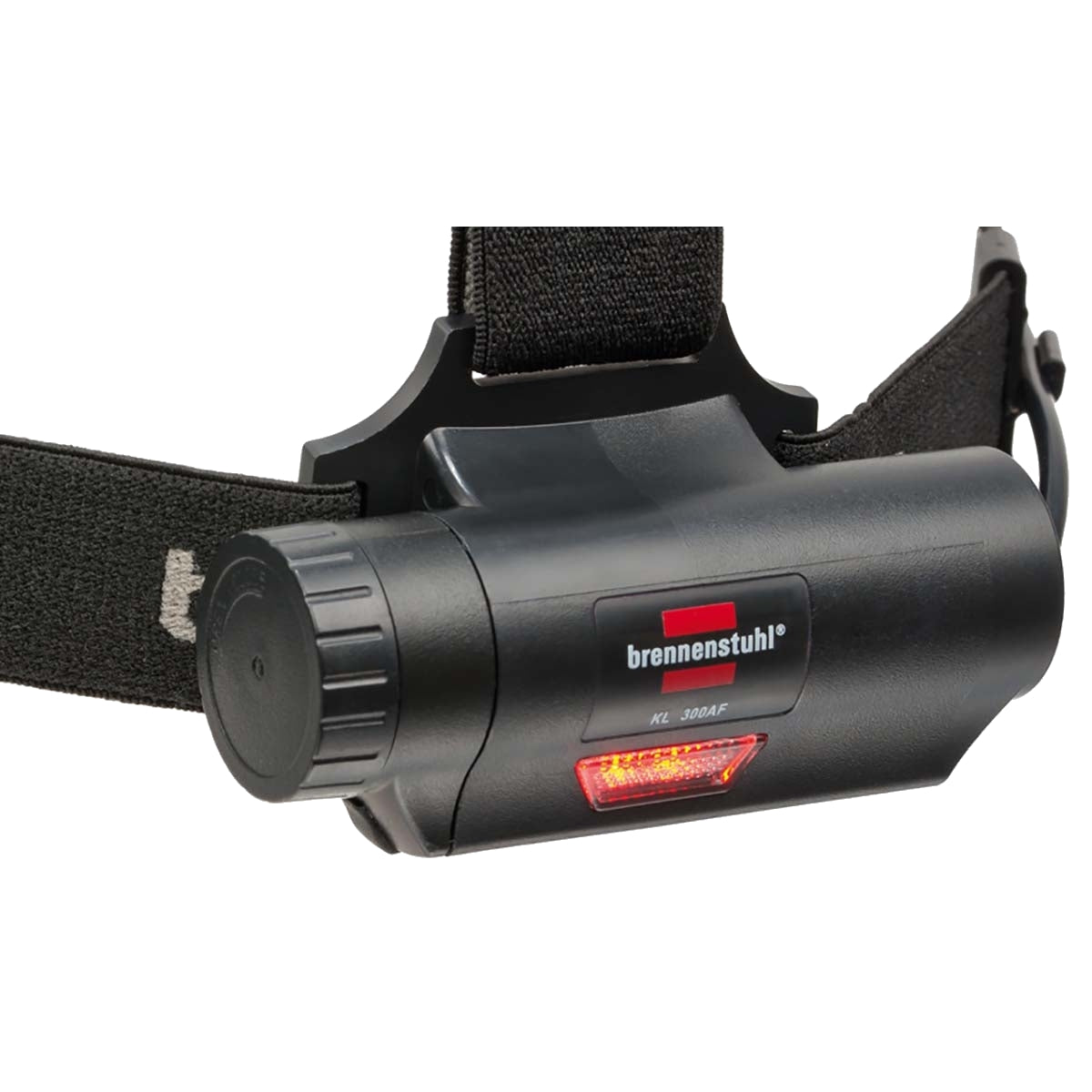 Rechargeable LED spotlight LuxPremium / headlamp LED with replaceable battery and red light (IP44, up to 30 hours of light time, 100 m light range, incl. USB cable)
