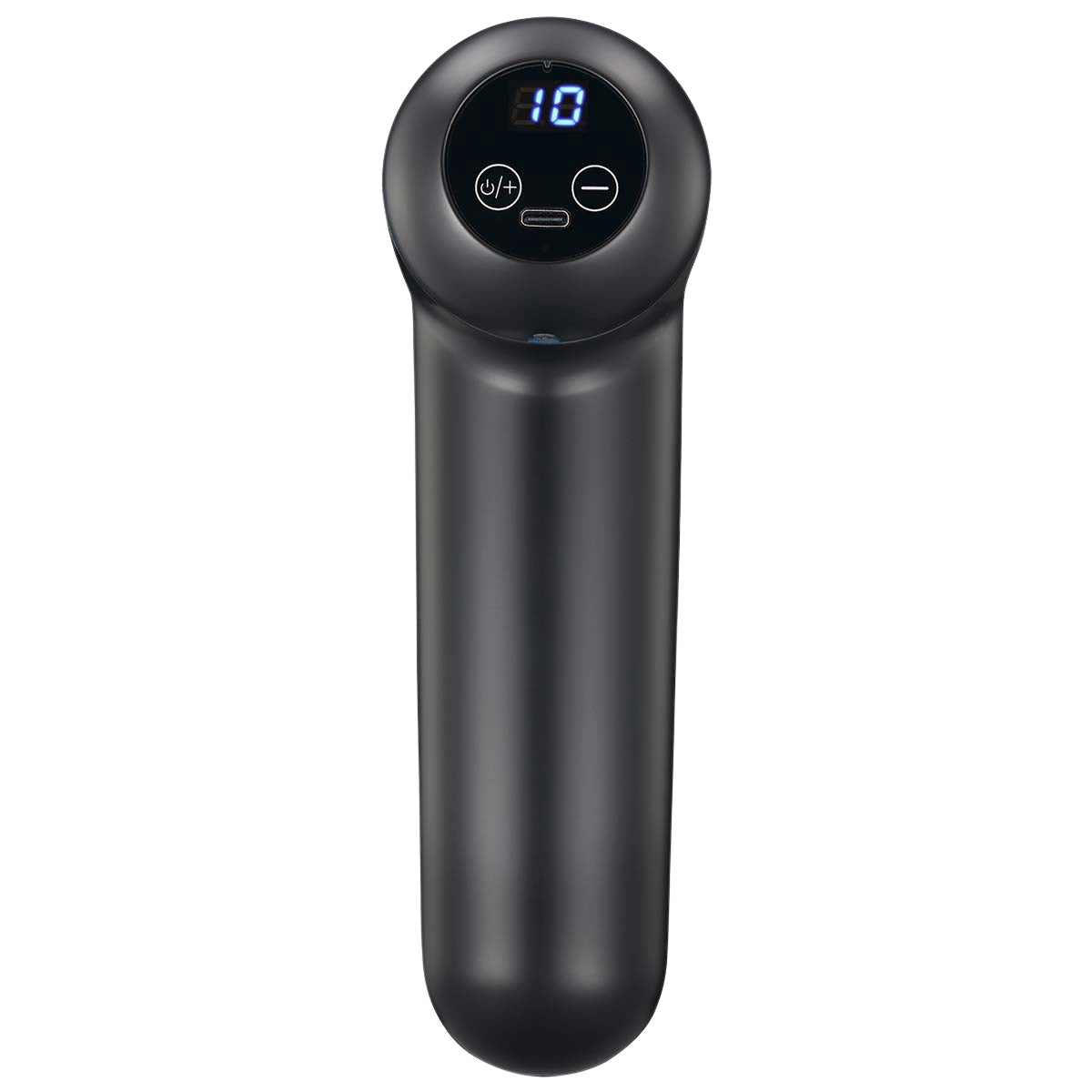 Rechargeable Massage Gun, 4 Heads, 32 Intensity Levels, Black