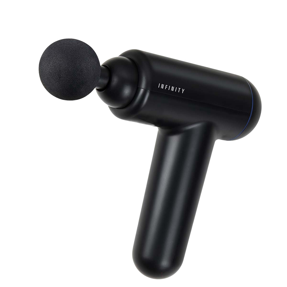 Rechargeable Massage Gun, 4 Heads, 6 Speeds, Black