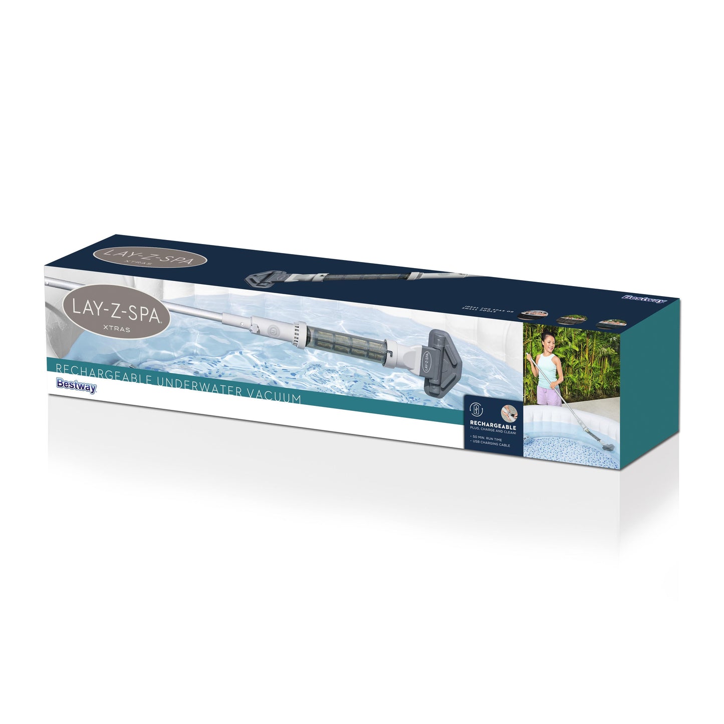 Rechargeable Underwater Vacuum for Hot Tubs and Pools