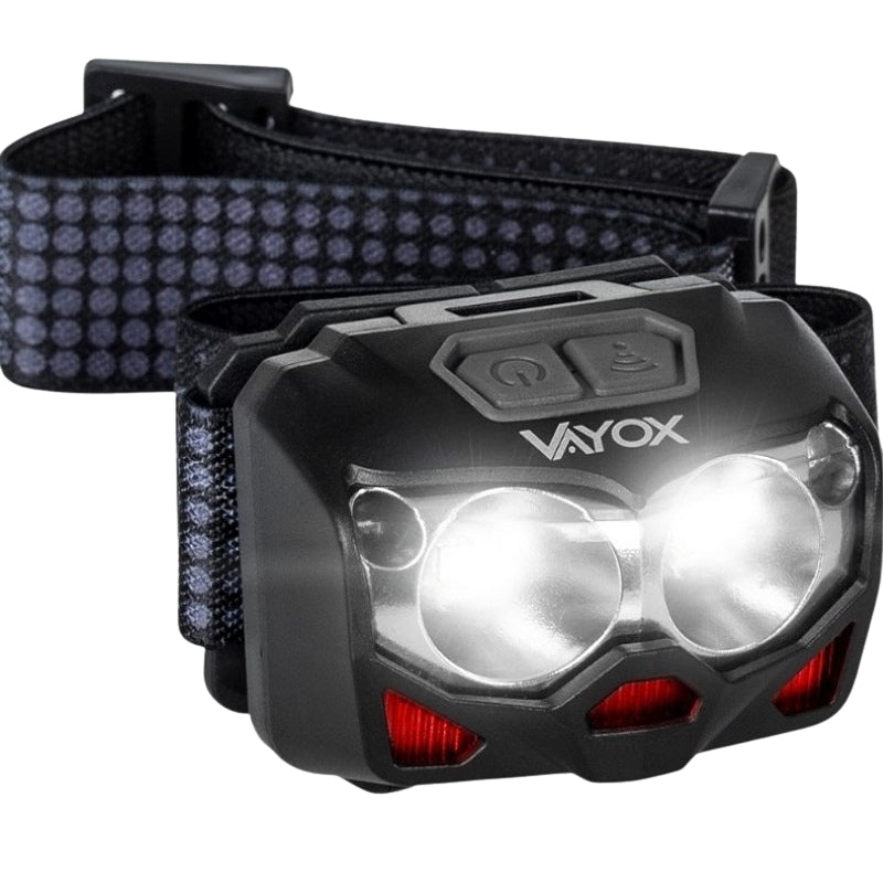 Rechargeable headlamp 500lm 2 LEDs