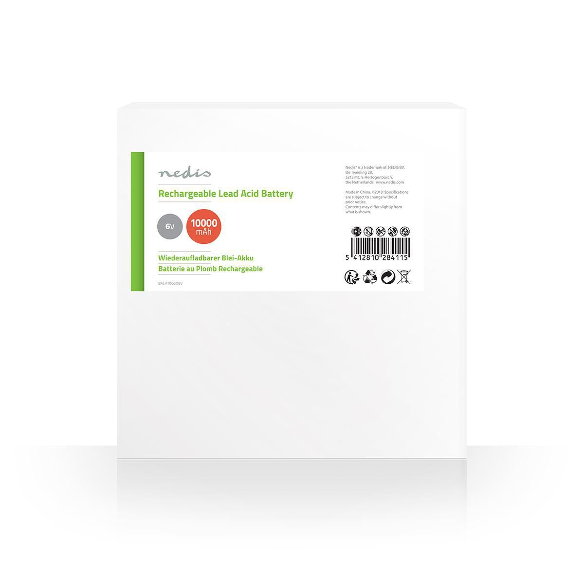 Rechargeable lead acid battery | Lead-acid | Rechargeable | 6 V| 10000mAh