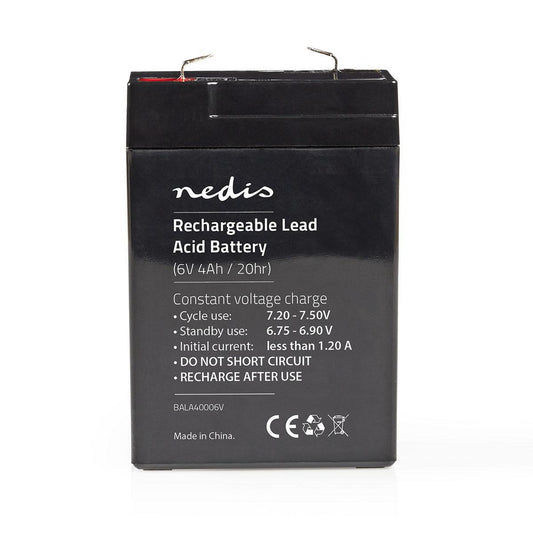 Rechargeable lead acid battery | Lead-acid | Rechargeable | 6 V| 4000mAh