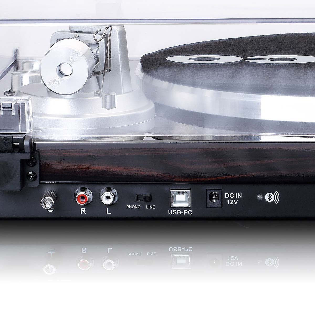 Record Player with Bluetooth® transmission Dark Brown