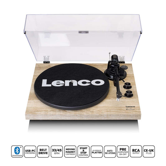 Record Player with Bluetooth® transmission Pine