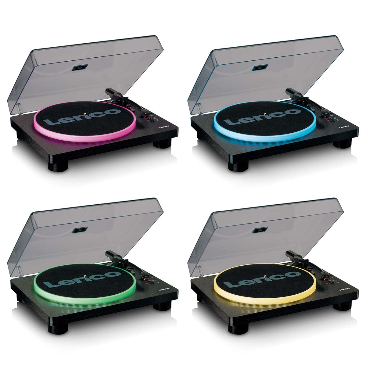 Record Player with PC encoding speakers and lights