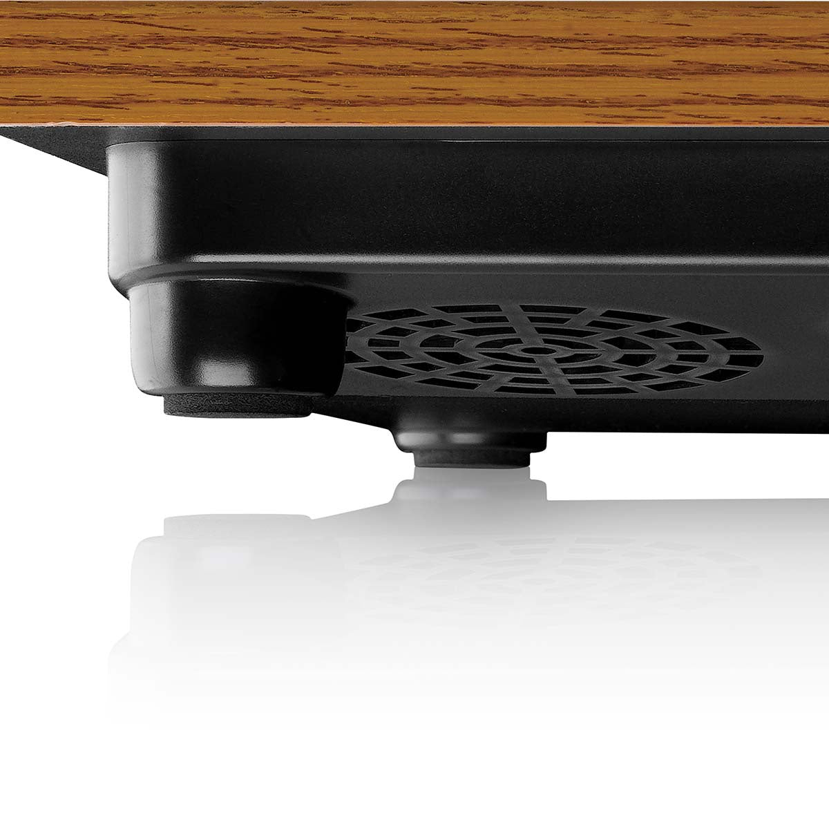 Record Player with Speakers, Wood Finish, 33/45 RPM