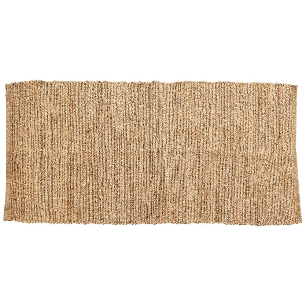 Rectangular Boho Rug in Jute and Cotton for the Home