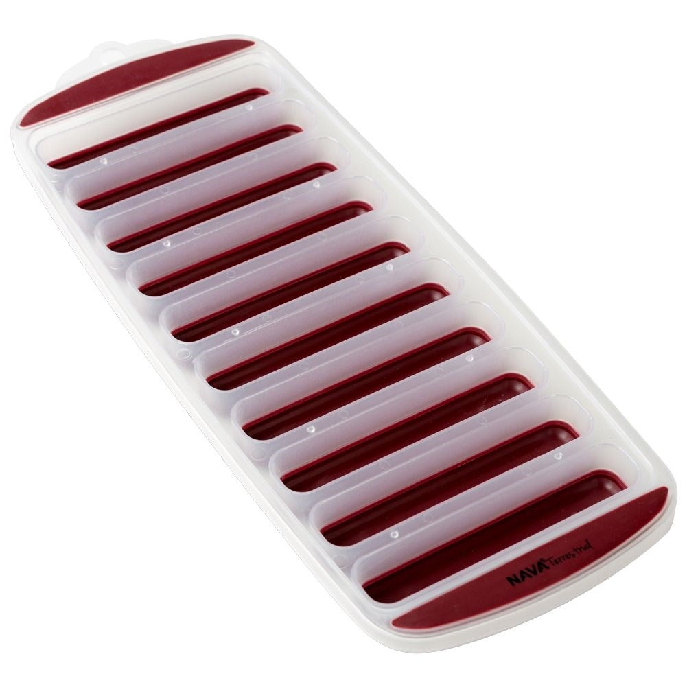 Rectangular Ice Mold with Silicone Bottom for Easy Ice Removal
