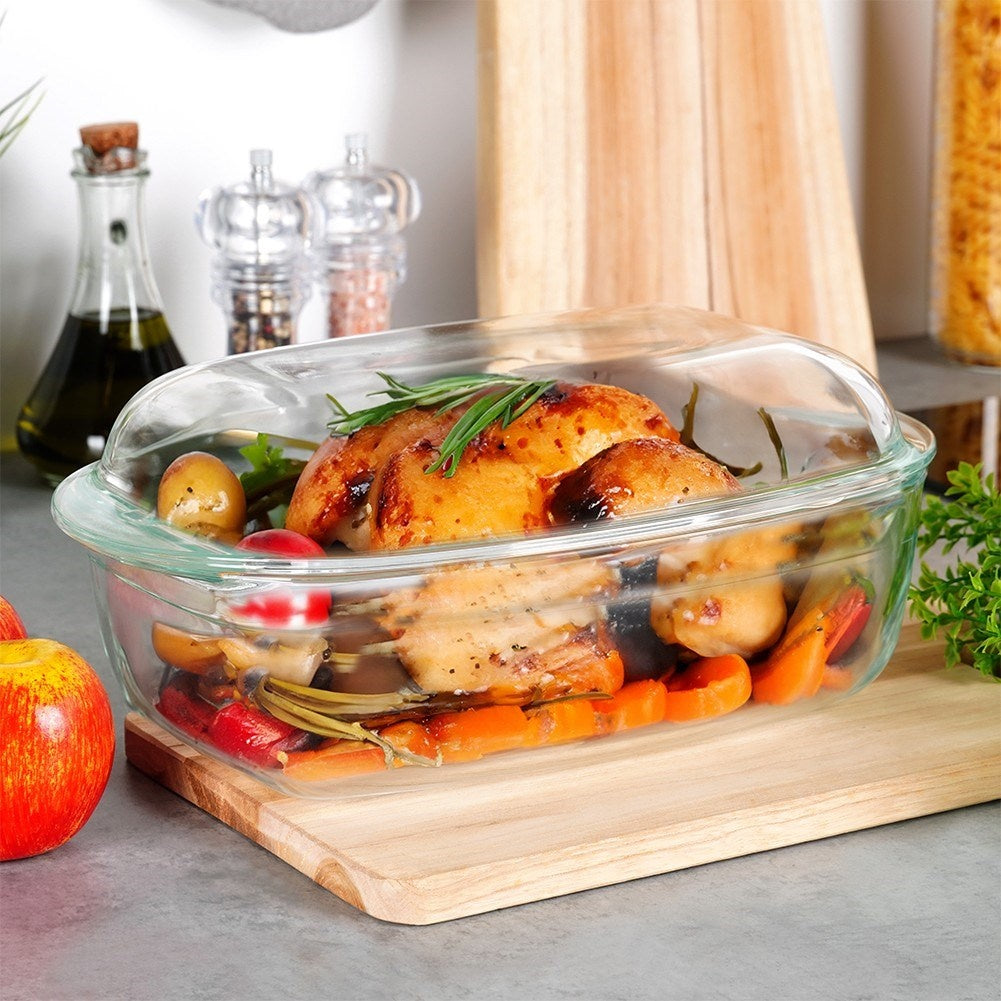 Rectangular Oven Form in Durable Ovenproof Glass