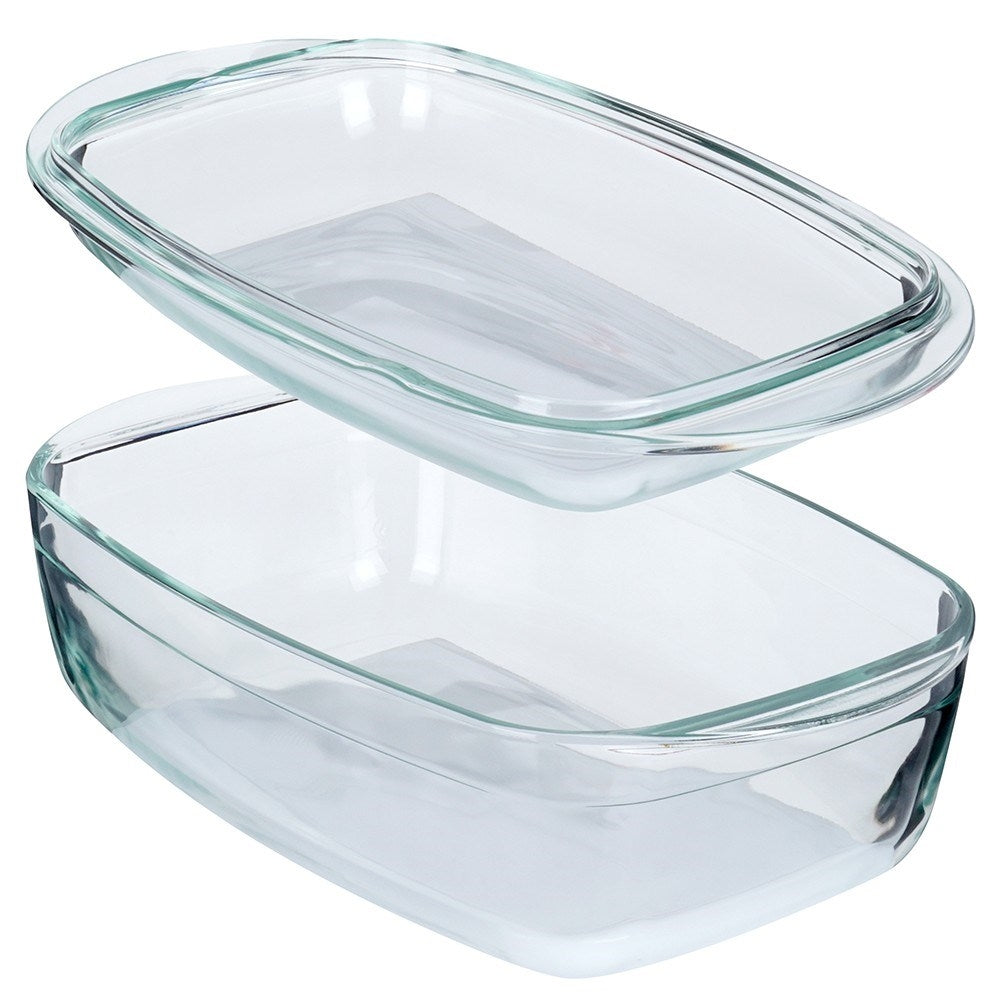 Rectangular Oven Form in Durable Ovenproof Glass