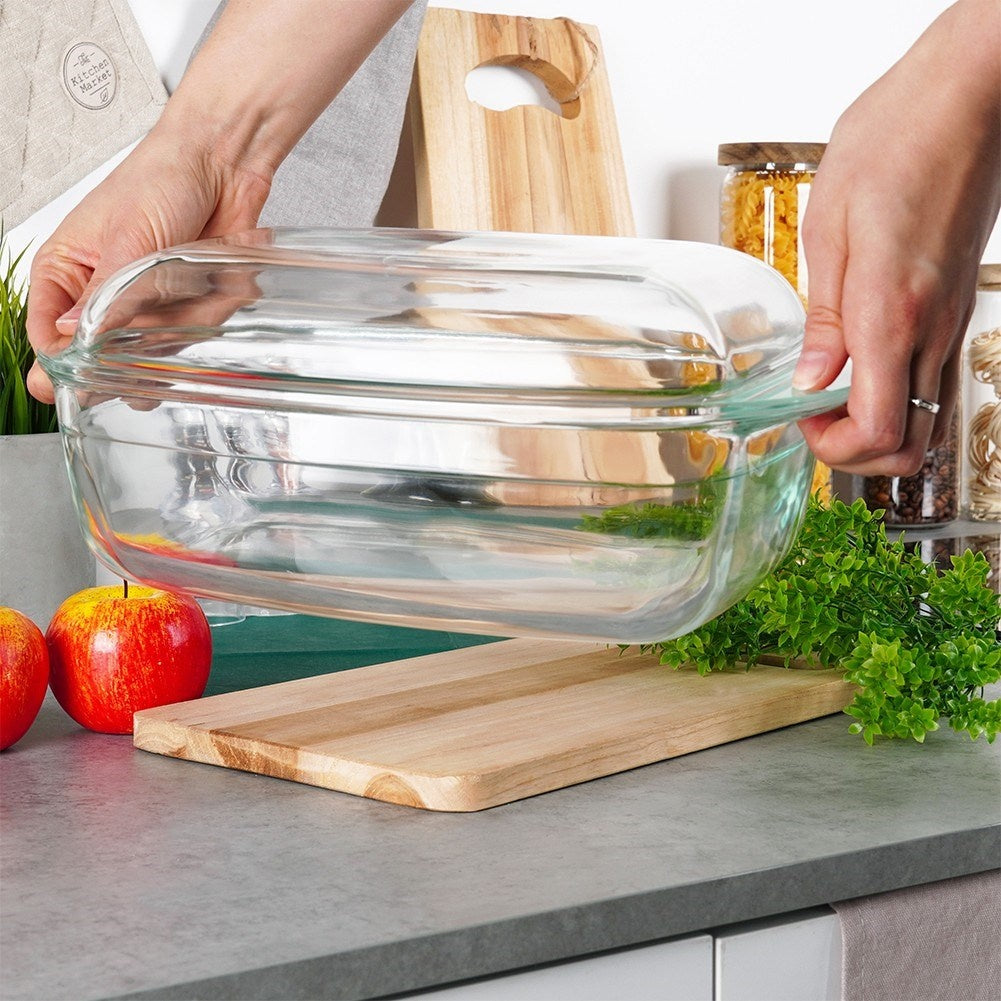 Rectangular Oven Form in Durable Ovenproof Glass