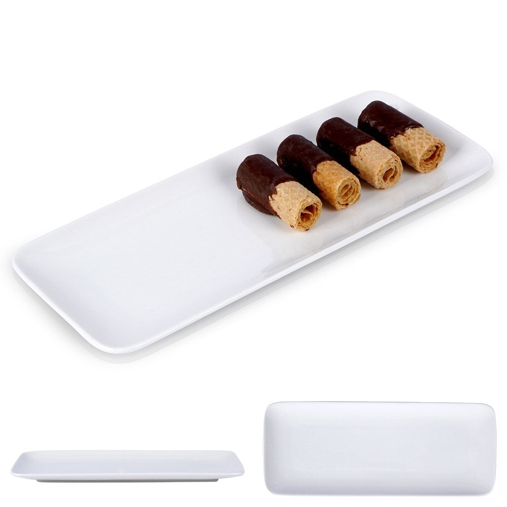 Rectangular Porcelain Plate, Dishwasher Safe