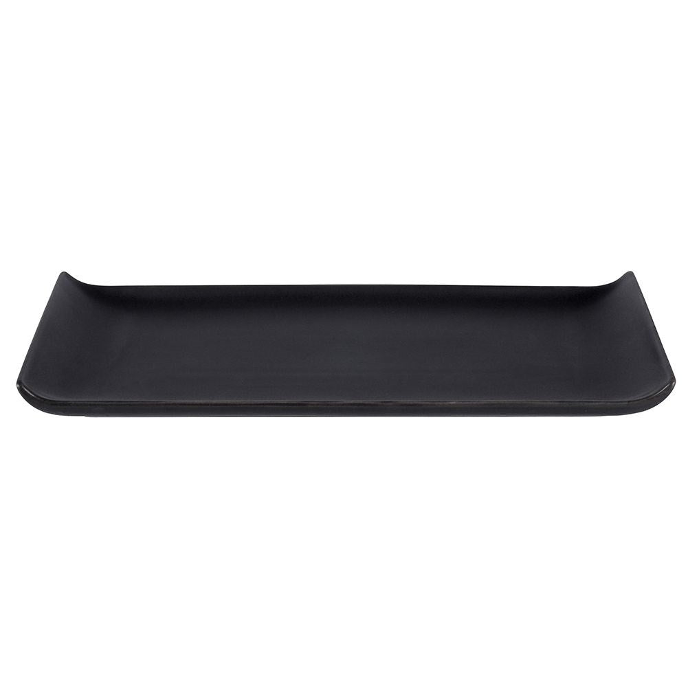 Rectangular ceramic plate for snacks - elegant and practical