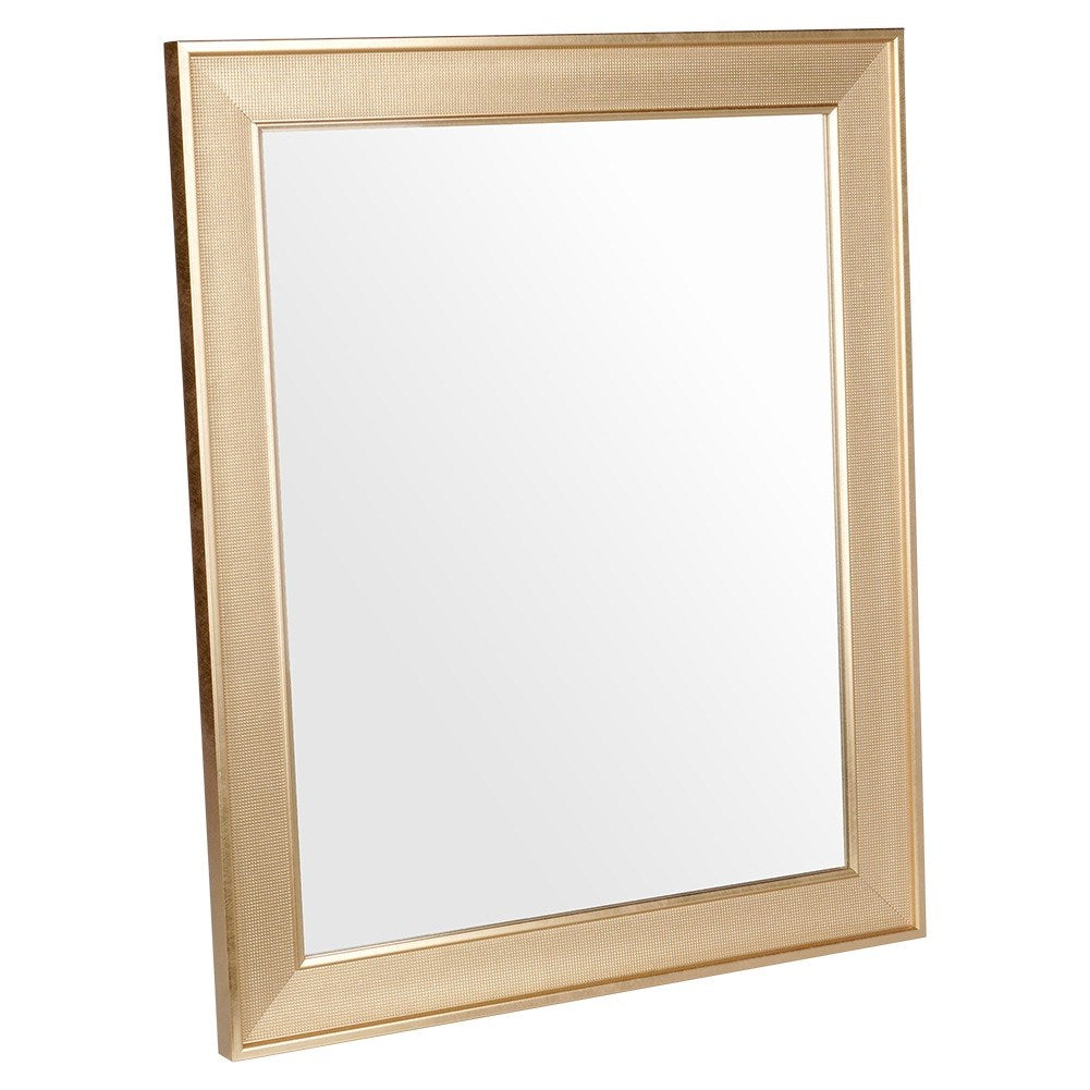 Rectangular gold wall mirror 49.5x59.5 cm