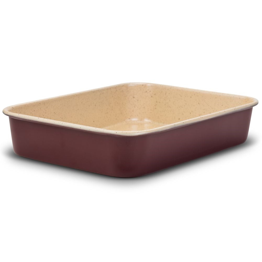 Rectangular granite roaster TERRESTRIAL 4.7 l, 34x26x6.5 cm