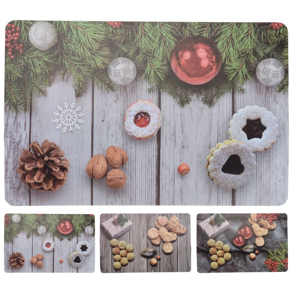 Rectangular kitchen mat: Protects tables and lifts the table setting