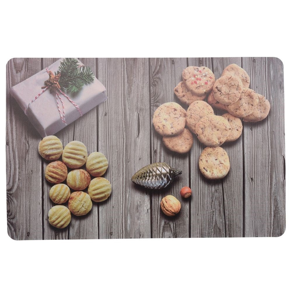 Rectangular kitchen mat: Protects tables and lifts the table setting
