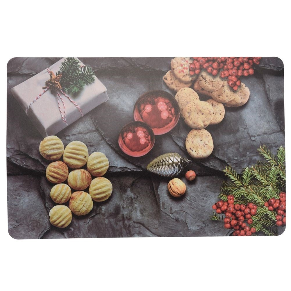 Rectangular kitchen mat: Protects tables and lifts the table setting