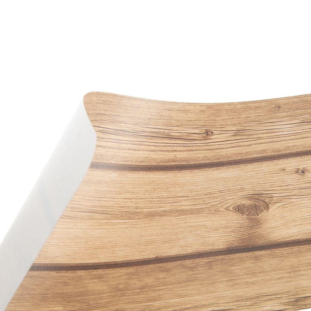 Rectangular kitchen mat in imitation wood, high-quality plastic