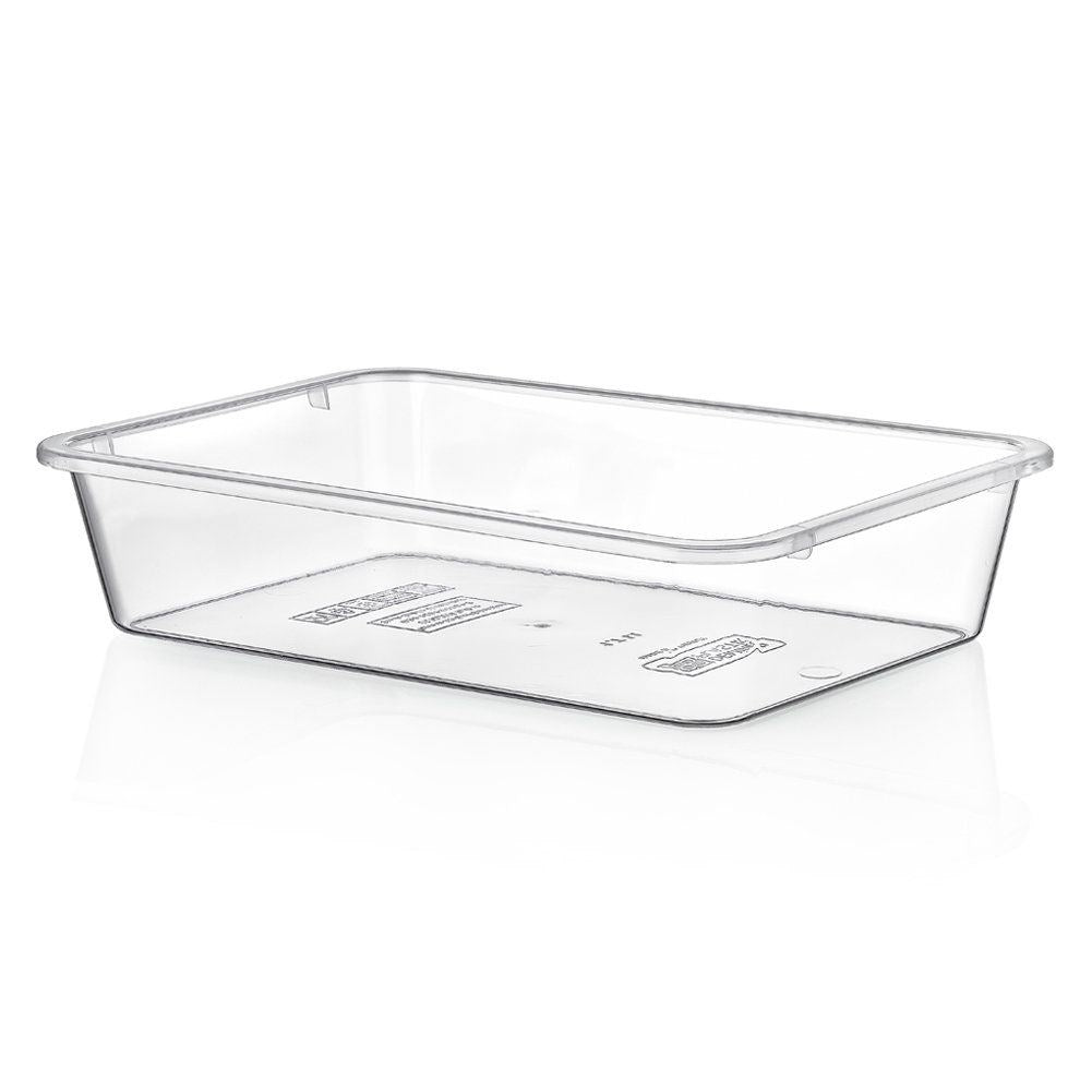 Rectangular lunch box for food storage, fridge organizer