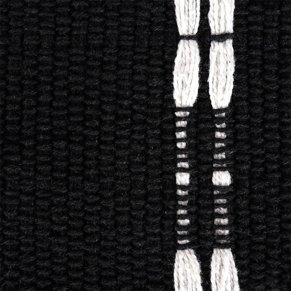 Rectangular rug made of recycled cotton for any room