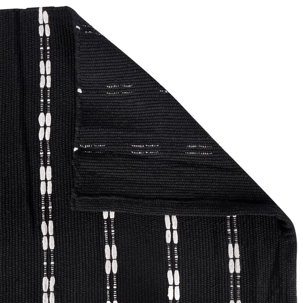 Rectangular rug made of recycled cotton for any room