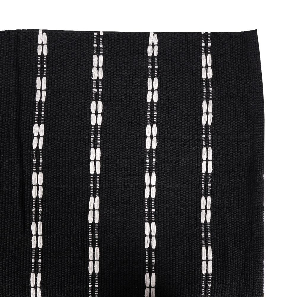 Rectangular rug made of recycled cotton for any room