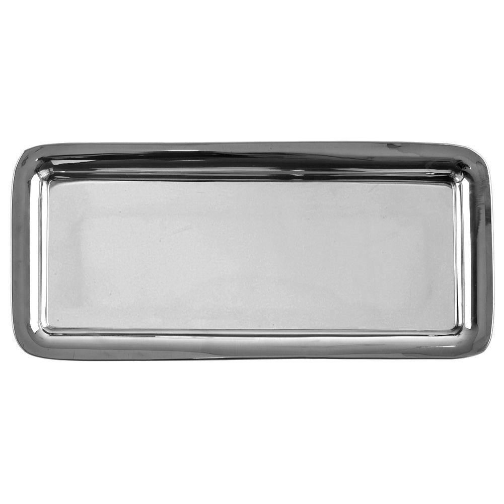 Rectangular serving tray for sandwiches and snacks