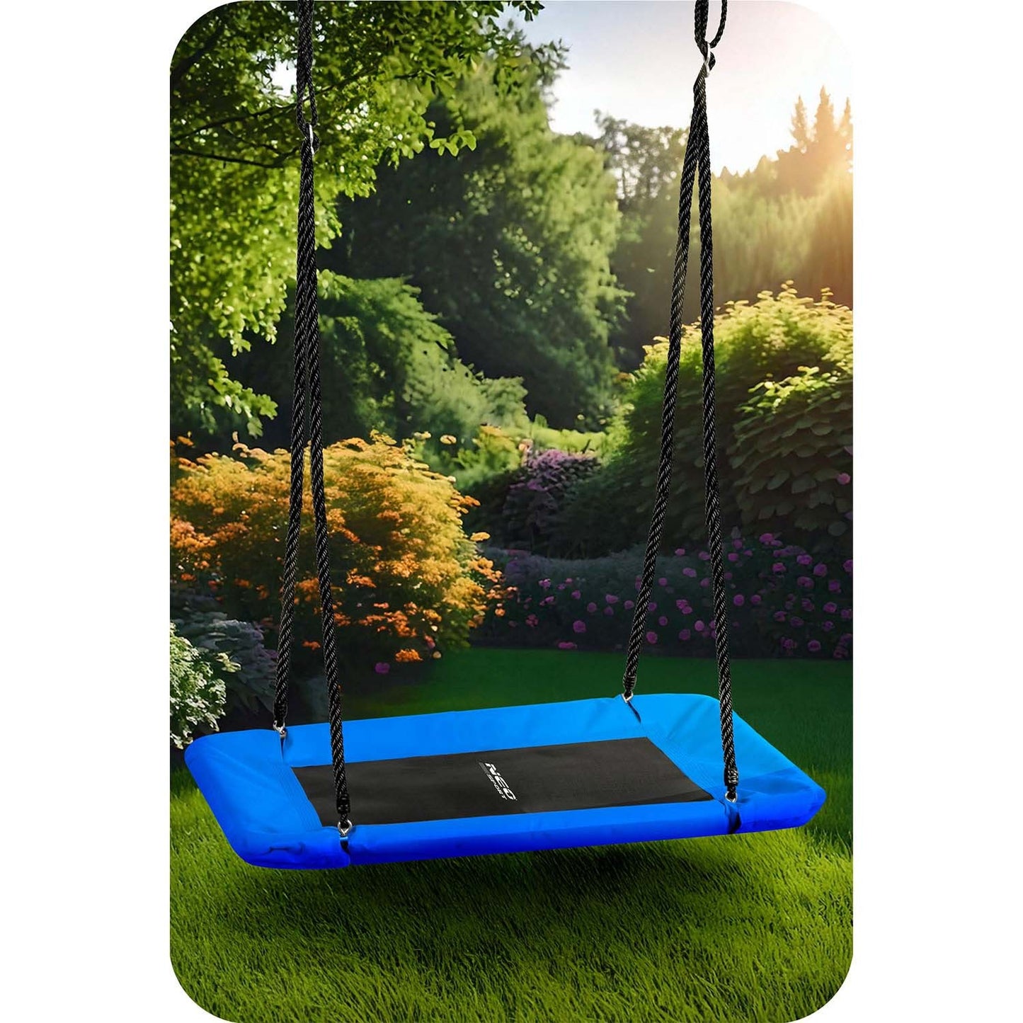 Rectangular stork's nest swing Neo-Sport Swingo 110 x 70 cm