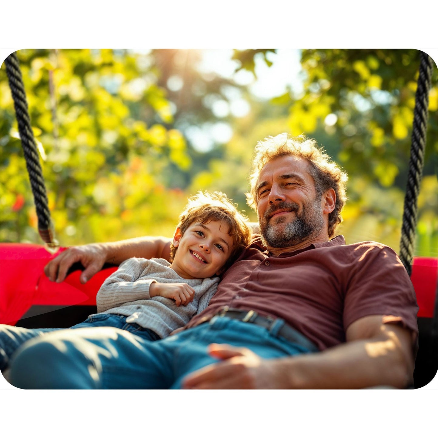 Rectangular stork's nest swing Neo-Sport Swingo 110 x 70 cm
