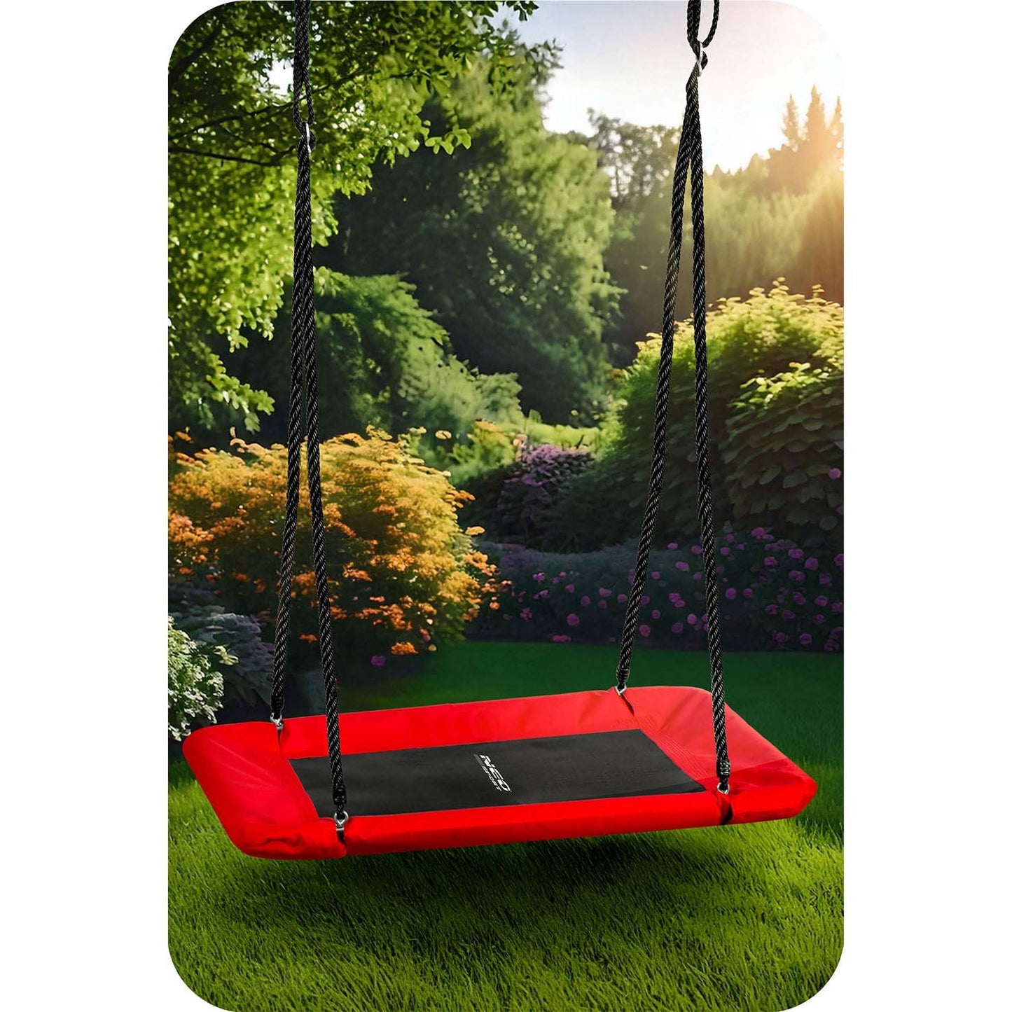 Rectangular stork's nest swing Neo-Sport Swingo 110 x 70 cm