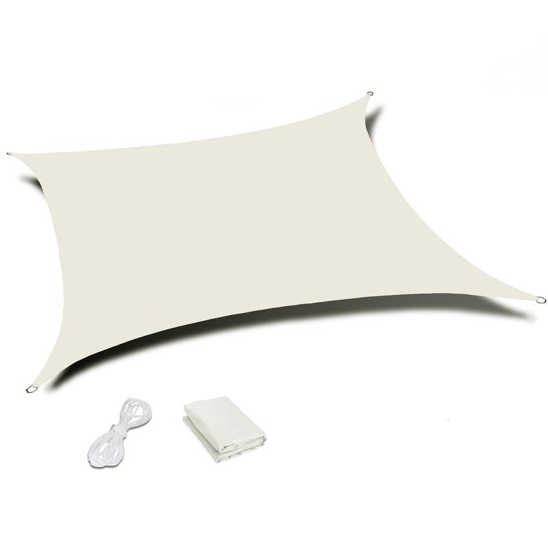 Rectangular sunshade sail waterproof canopy 2x3m ModernHome - beige