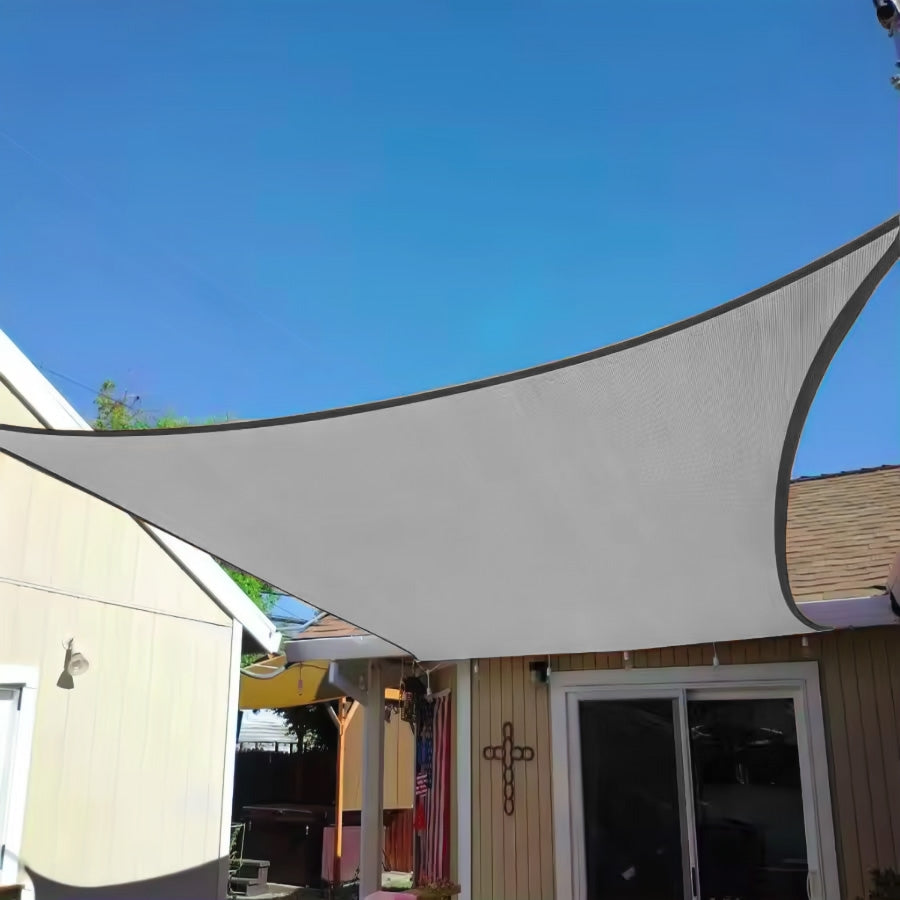 Rectangular sunshade sail waterproof canopy 2x3m ModernHome - gray