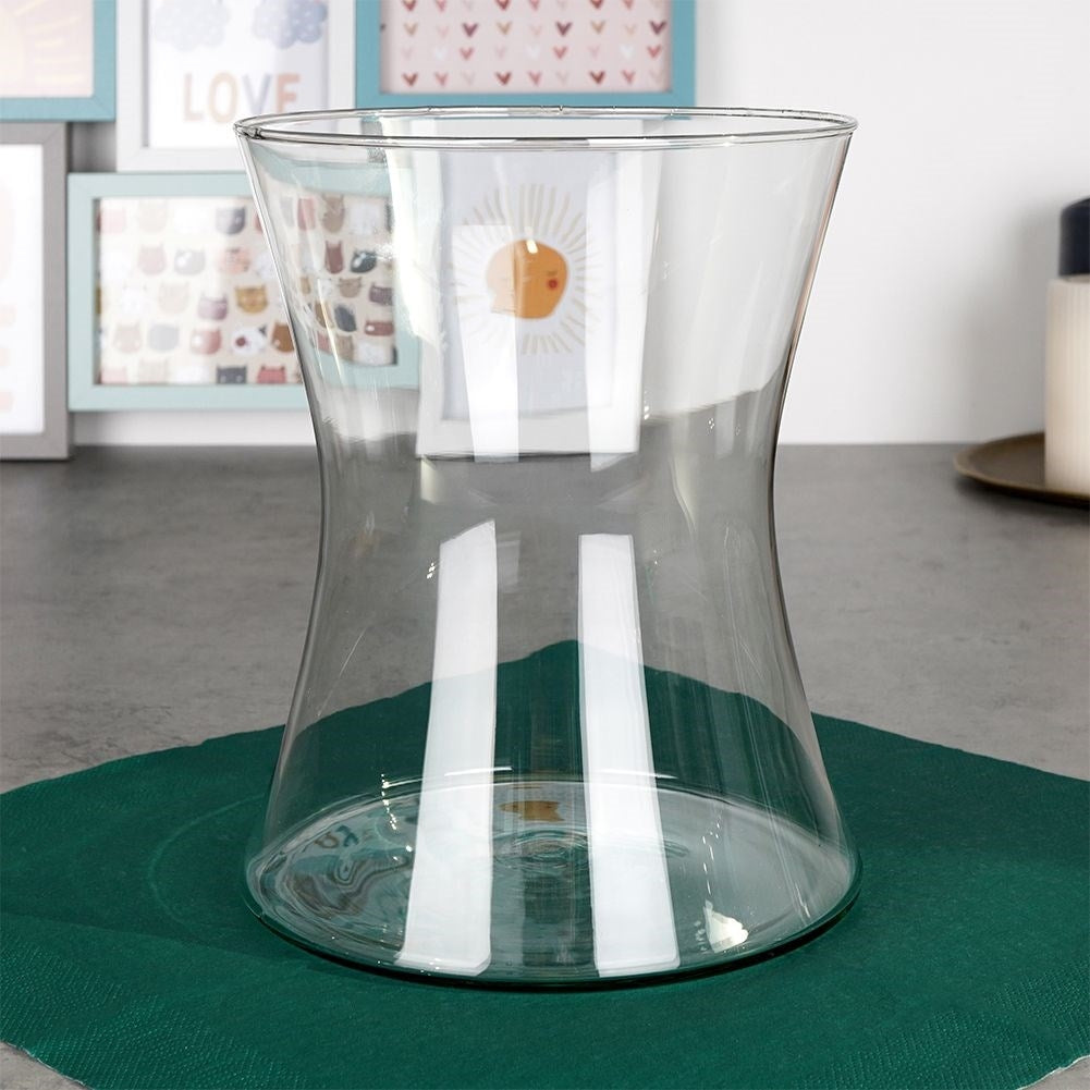Recycled Glass Vase in Blue - For All Flowers