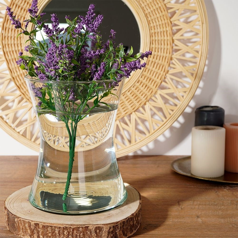 Recycled Glass Vase in Blue - For All Flowers