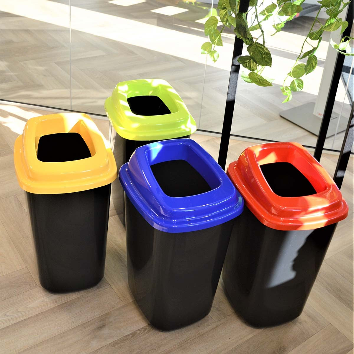 Recycling Bin 45L, Green Lid – Easy Waste Separation