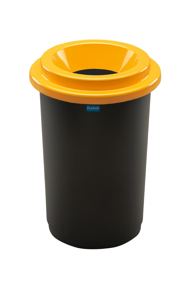 Recycling Bin 50L, Yellow Lid – Eco-Friendly Waste Sorting