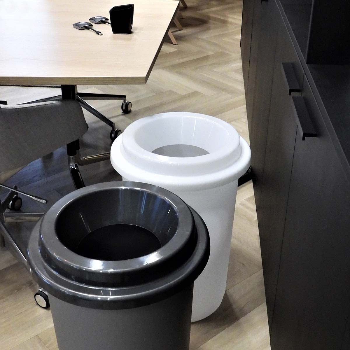 Recycling Bin 50L, Yellow Lid – Eco-Friendly Waste Sorting