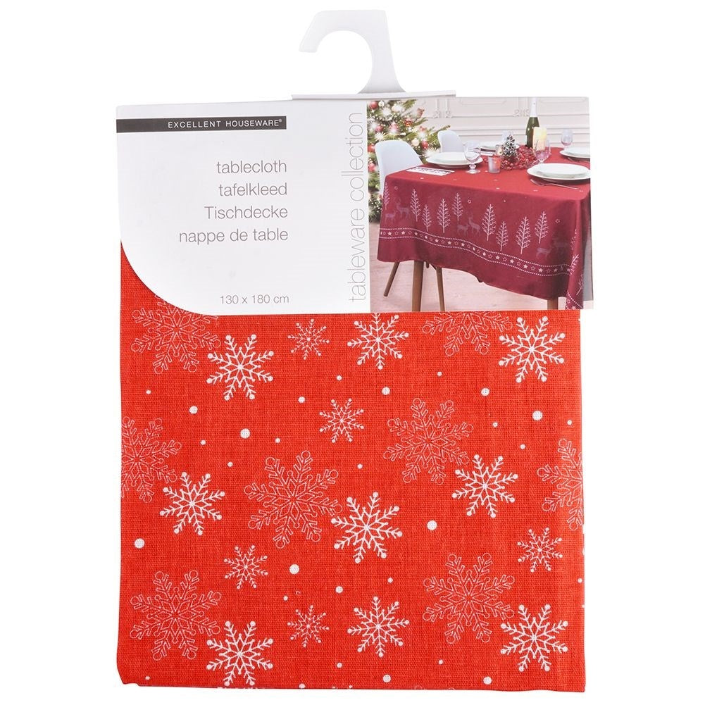 Red Christmas cloth 130x180 cm - Perfect for the winter season