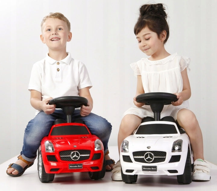 Red Mercedes SLS push car