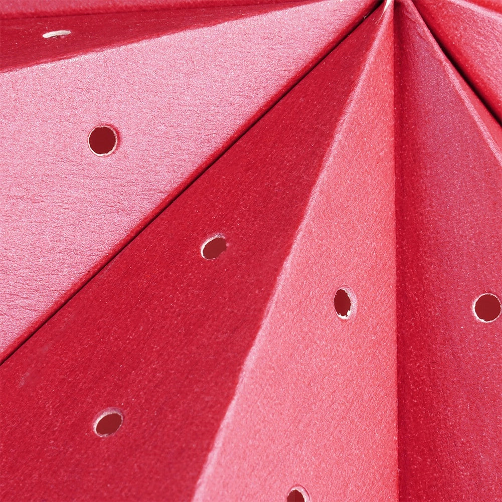 Red Paper Decorative Star, 75 cm, Lace Pattern